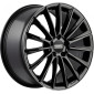 9x19 ET20 - LK5/112 ML66.5 Fondmetal Aidon glossy black machined lip