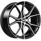 10.5x20 ET45 - LK5/114.3 ML70.65 Fondmetal STC-45 glossy black machined
