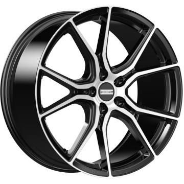 9x20 ET38 - LK5/114.3 ML70.65 Fondmetal STC-45 glossy black machined