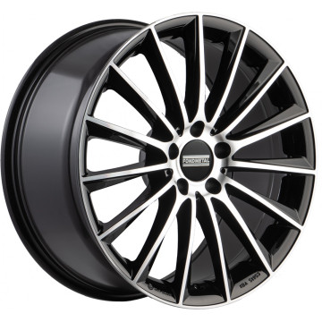 8.5x20 ET50 - LK5/112 ML66.5 Fondmetal Aidon glossy black machined