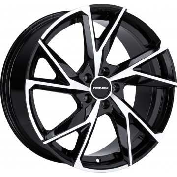 8.5x19 ET40 - LK5/114.3 ML72.6 Carmani 23 Rudi black polish