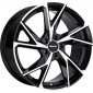8.5x19 ET40 - LK5/114.3 ML72.6 Carmani 23 Rudi black polish