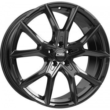 8x18 ET48 - LK5/108 ML65.1 CMS C33 complete black gloss