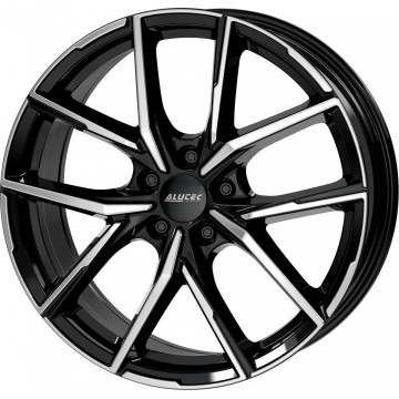 8x18 ET40 - LK5/114.3 ML70.1 Alutec Aveleno diamant-schwarz frontpoliert