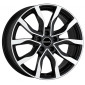 9x21 ET43.5 - LK5/120 ML72.6 Mak Highlands black mirror