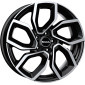 7.5x18 ET30 - LK5/110 ML65.1 Mak Apollo black mirror