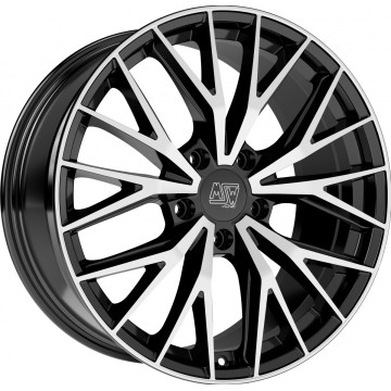 10.5x20 ET64 - LK5/130 ML71.56 MSW MSW 44 gloss black full polished