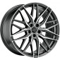 10x22 ET28 - LK5/130 ML71.56 MSW MSW 50 gun metal poliert