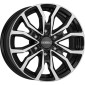 7.5x17 ET55 - LK6/139.7 ML93.1 Dezent KC black/polished