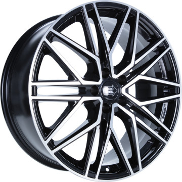 8x18 ET33 - LK5/110 ML65.1 1000 Miglia MM1023 black polished