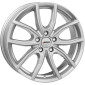 6.5x16 ET43 - LK5/112 ML57.1 Autec Typ VN - Vidron brillantsilber
