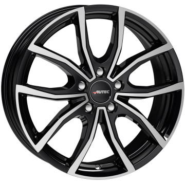 6.5x16 ET46 - LK5/112 ML57.1 Autec Typ VN - Vidron schwarz poliert