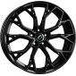 8.5x19 ET30 - LK5/112 ML66.6 Damina Performance DM18 black painted