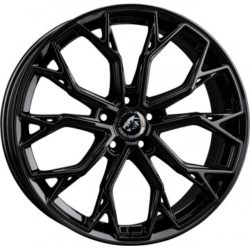 8.5x20 ET35 - LK5/120 ML72.6 Damina Performance DM18 black painted