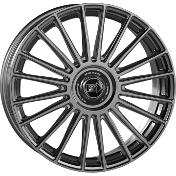8x18 ET45 - LK5/108 ML73.1 1000 Miglia MM1022 gloss anthracite