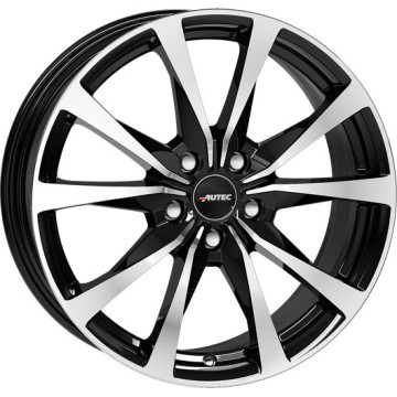 7.5x18 ET39 - LK5/112 ML66.5 Autec Typ BX - Brixen schwarz poliert