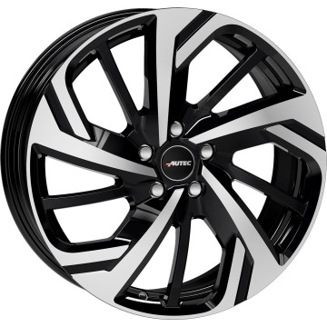 8x18 ET42 - LK5/108 ML63.3 Autec Typ RX - Rixon schwarz poliert