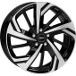 9x19 ET58.1 - LK5/112 ML66.5 Autec Typ RX - Rixon schwarz poliert