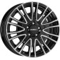 7.5x18 ET50 - LK5/130 ML78.1 Dezent KE black/polished