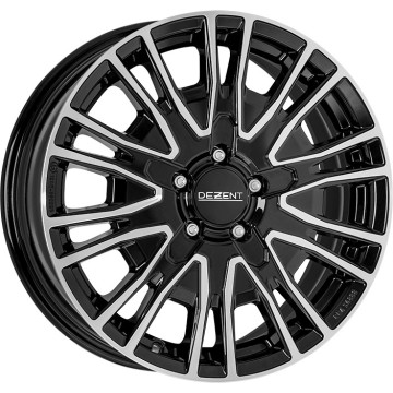 6.5x16 ET55 - LK5/130 ML78.1 Dezent KE black/polished