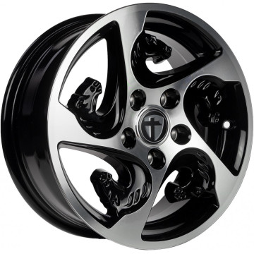 6x15 ET30 - LK5/112 ML66.5 Tomason TR-Horse black polished