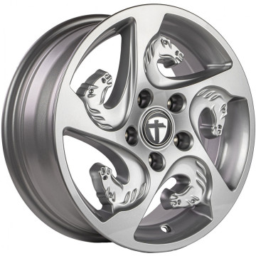 6x15 ET30 - LK5/112 ML66.5 Tomason TR-Horse silver