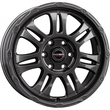 8x18 ET48 - LK6/130 ML84.1 Borbet CW8 mistral antharicte glossy