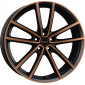 8x19 ET48 - LK5/112 ML72.5 Borbet W black copper polished matt