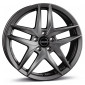 7.5x17 ET43 - LK5/112 ML66.6 Borbet Z dark grey matt