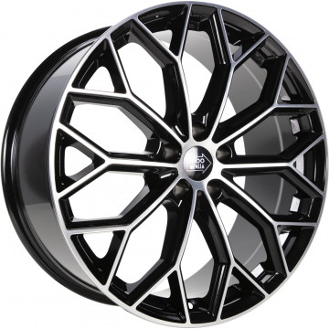 8x18 ET45 - LK5/114.3 ML73.1 1000 Miglia MM1030 gloss black polished