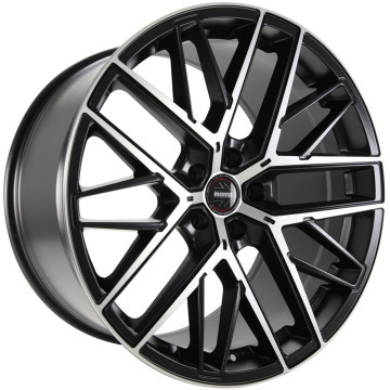 11.5x21 ET55 - LK5/130 ML71.5 Momo RFX01 black matt polish