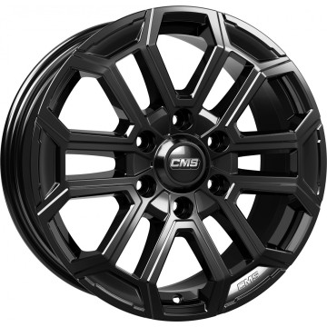 7.5x17 ET27 - LK6/139.7 ML100.1 CMS C35 complete black gloss