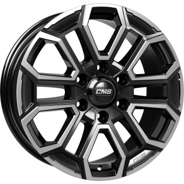 7.5x17 ET45 - LK6/114.3 ML66.1 CMS C35 diamond black gloss
