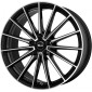 10x21 ET33 - LK5/130 ML84.1 Brock B43 schwarz glanz front-poliert