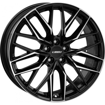 8x20 ET45 - LK5/112 ML70.1 itWheels Xana gloss black polished