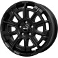 7.5x18 ET53 - LK5/118 ML71.1 Brock B45 satin-black matt-lackiert