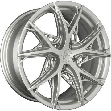 8.5x19 ET40 - LK5/108 ML72.6 Keskin KT24 Thunder silver painted