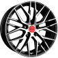 7x16 ET35 - LK4/108 ML63.4 MAM RS4 black front polish
