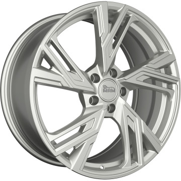 7.5x17 ET35 - LK5/100 ML63.4 MAM RS5 silver painted
