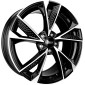 7x16 ET38 - LK5/108 ML72.6 MAM RS6 black front polish
