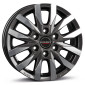 6.5x17 ET48 - LK6/139.7 ML92.4 Borbet CW6 mistral anthracite glossy polished
