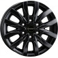 6.5x17 ET54 - LK6/130 ML84.1 Borbet CW6 black matt