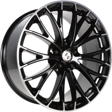 9x20 ET25 - LK5/112 ML78.1 Etabeta Piuma-C black shiny special edition