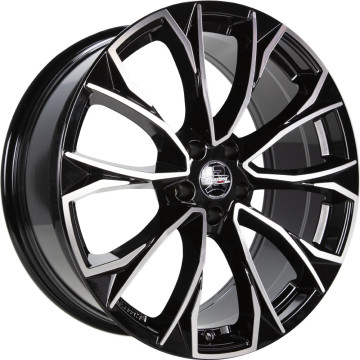 8.5x20 ET43 - LK5/112 ML66.6 Diewe Century nero machined