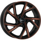 8x20 ET45 - LK5/114.3 ML76 Mak Kassel black & bronze