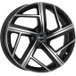 8.5x21 ET38 - LK5/112 ML57.1 Mak Qvattro black mirror