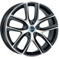 8.5x18 ET38 - LK5/114.3 ML64.1 Mak Voltage black mirror