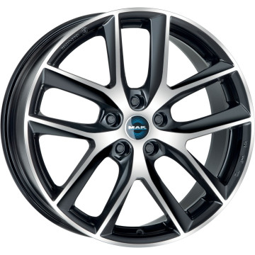8.5x19 ET38 - LK5/114.3 ML64.1 Mak Voltage black mirror