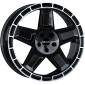 9x20 ET20 - LK5/112 ML66.45 Mak Trek gloss black mirror ring