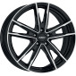 6.5x17 ET44 - LK5/112 ML66.6 Dezent KF black/polished
